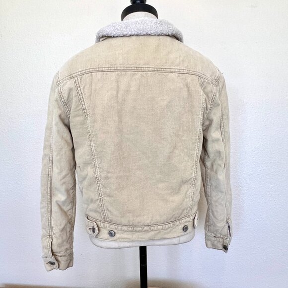 John Galt California - Tan Corduroy - Sherpa Lined - Jacket - Size Small - Picture 11 of 11